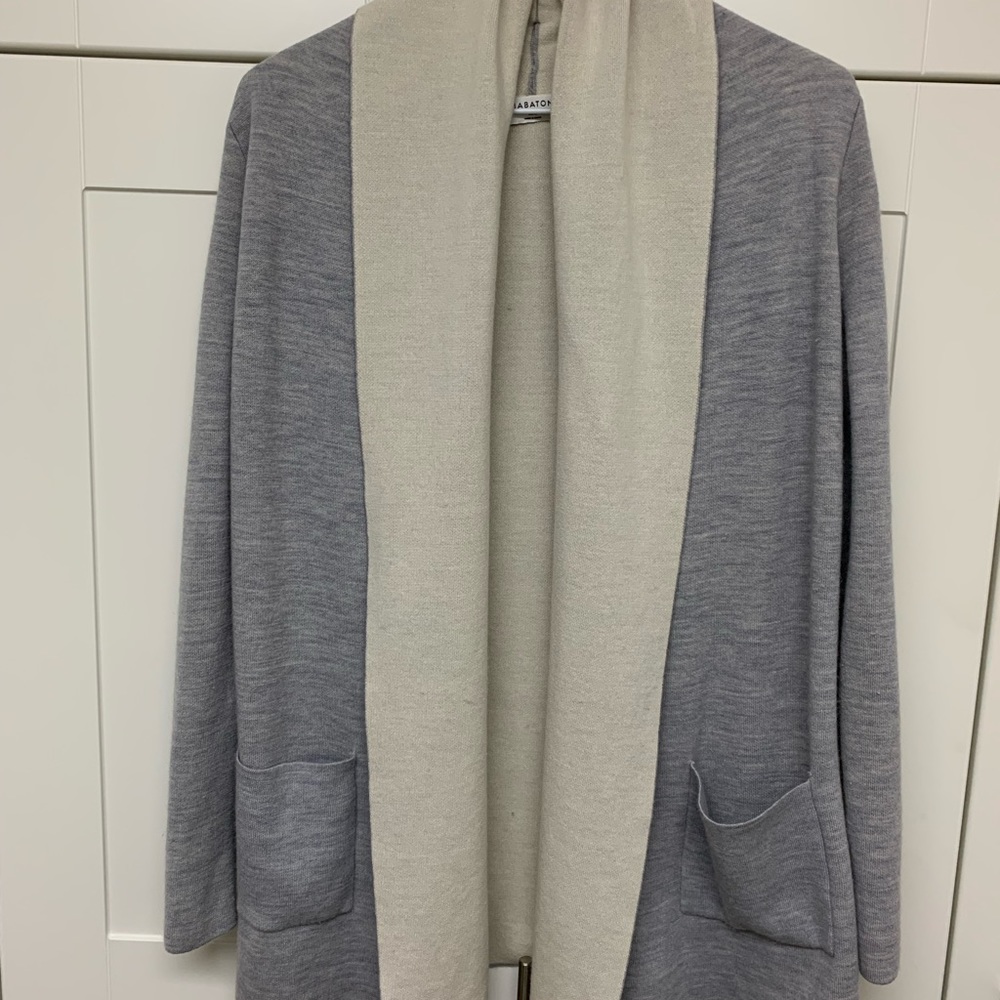 Cardigan sweater.